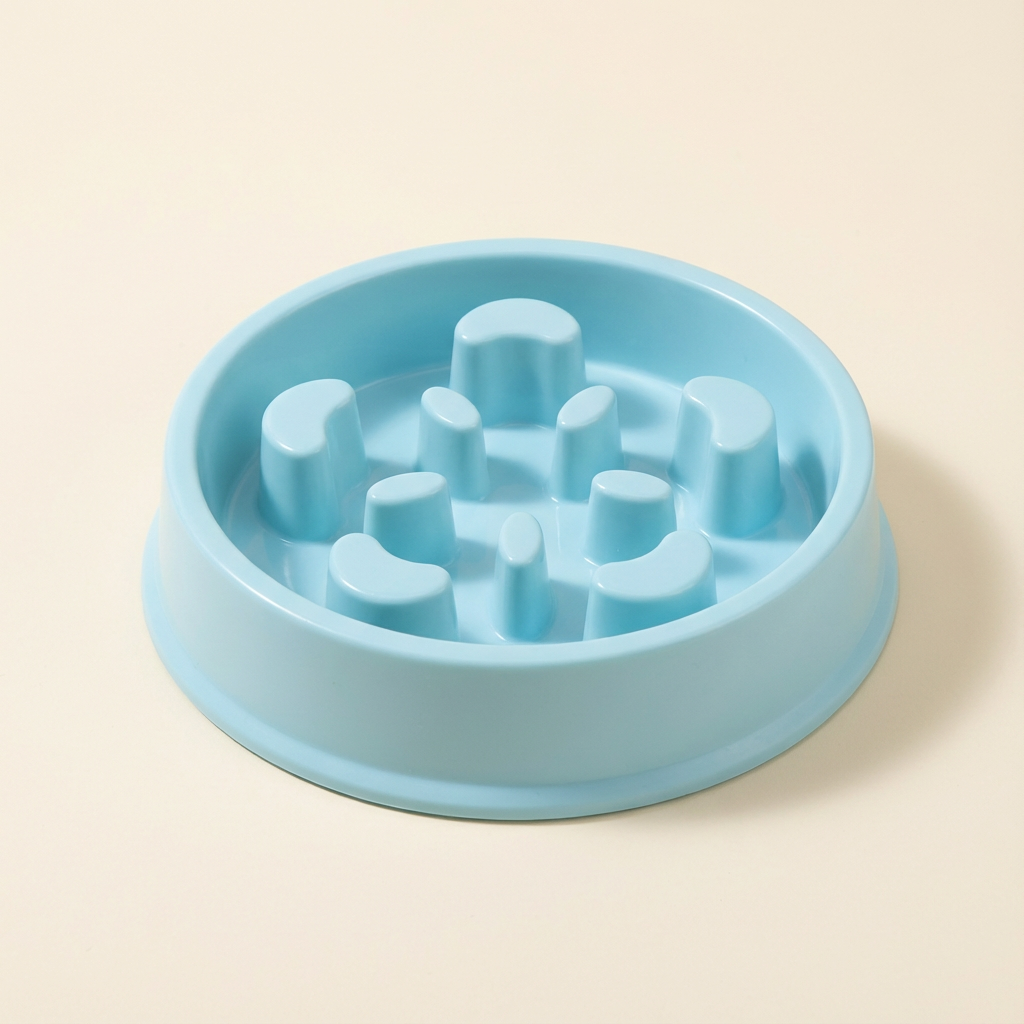 Pawmimi Slow Feeder Bowl in pastel blue shown in a clean studio shot.